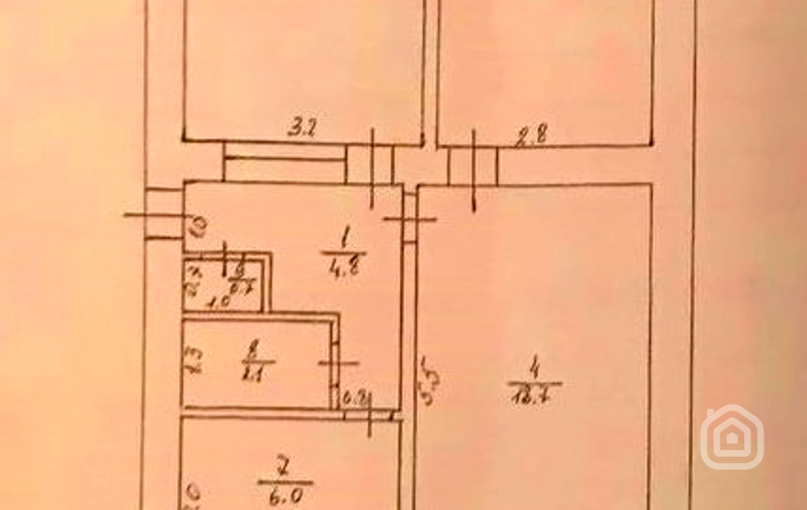 Продаётся 3-комнатная квартира, 77.9 м², ул. Абовян, Центр