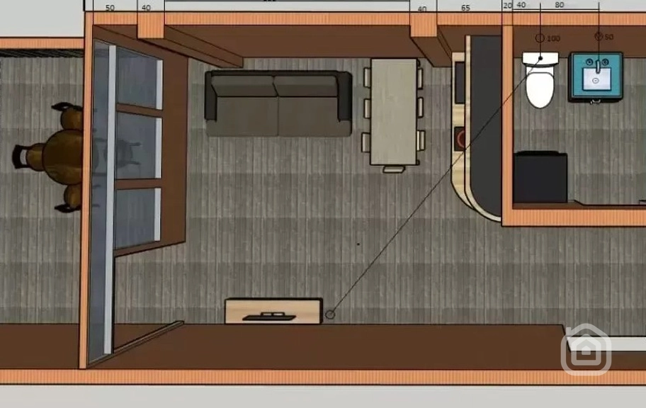 Продаётся 1-комнатная квартира, 43 м², ул. Верин Антарайин, Центр