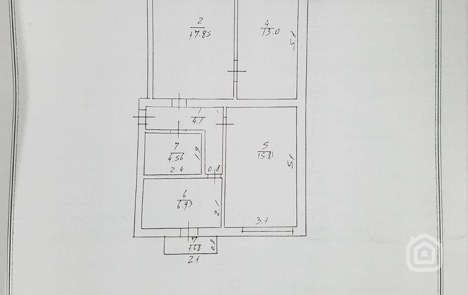 Продаётся 3-комнатная квартира, 82 м², пр. М. Маштоц, Центр
