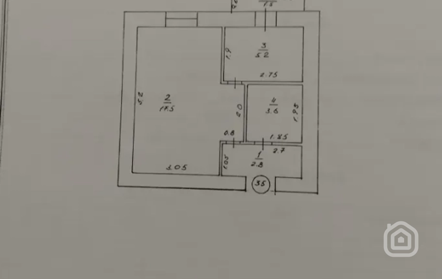 Продаётся 2-комнатная квартира, 37 м², ул. Артаки, Аштарак